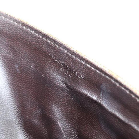 CELINE Macadam Canvas Shoulder Bag Beige Gold Auth 121456 - Picture 13 of 16